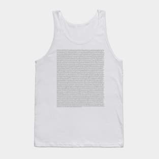 The Office Script Phone Case Tank Top